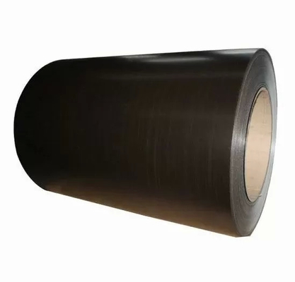 Z100 DX51D 검은색 전차화 된 진료 스틸 코일 PPGI 코일 진크 색상 0.2X1250mm
