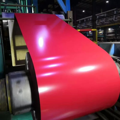 Red Color PPGI PPGL DX51D Pre Painted Galvanized Iron Coil GI Sheet Coil 0.12-2mm